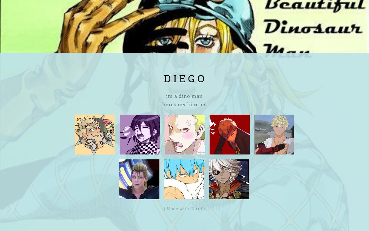 Carrd profile picture for @dino